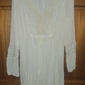 Idyllwind Women's Jessie Western Romance Update Mini Dress - Ivory Size Medium